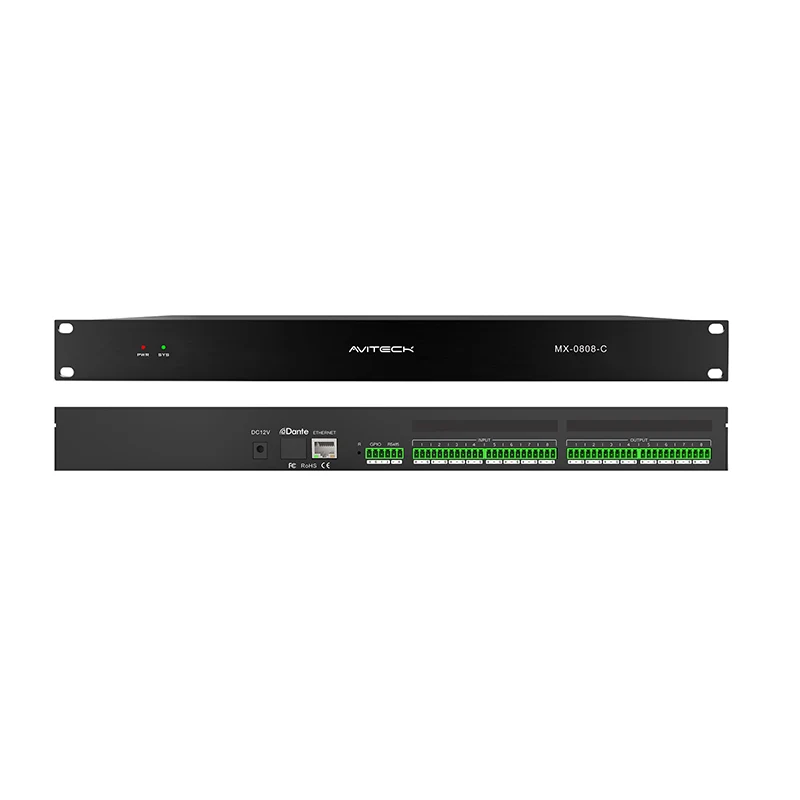 რა ხდის 12V Dante 8 in 8 Out Network Audio Processor აუცილებელს თანამედროვე AV სისტემებისთვის?