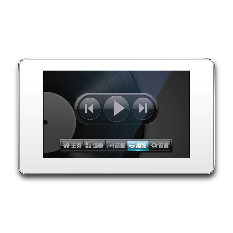 5-დიუმიანი LCD სენსორული ეკრანის ქსელის მოცულობის კონტროლის კედლის ფირფიტა