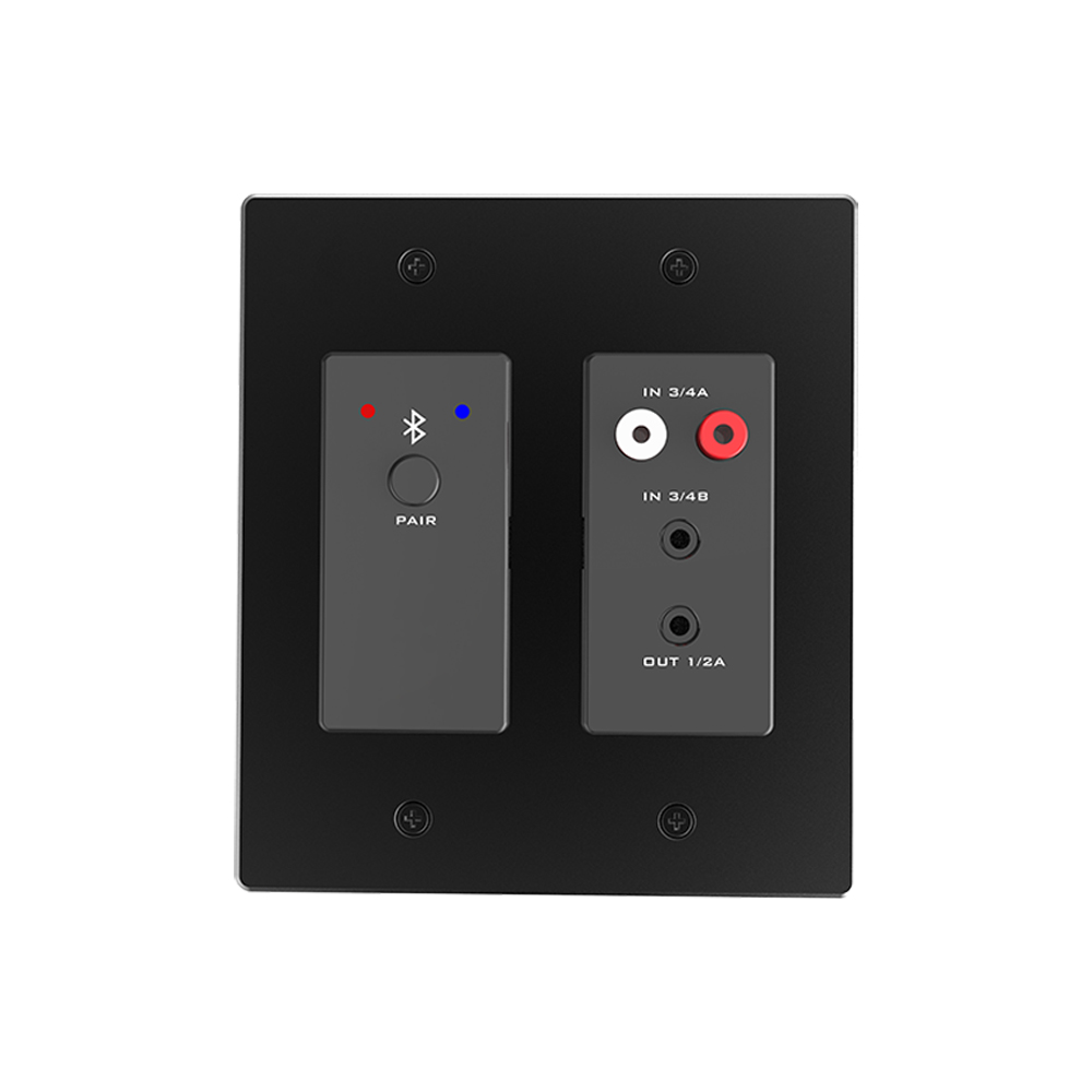 Dante 4 CH Bluetooth კედლის ფირფიტა ქსელის აუდიო ინტერფეისი